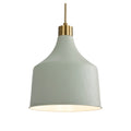 **Nowoczesna lampa wisząca z fakturowanym kloszem**